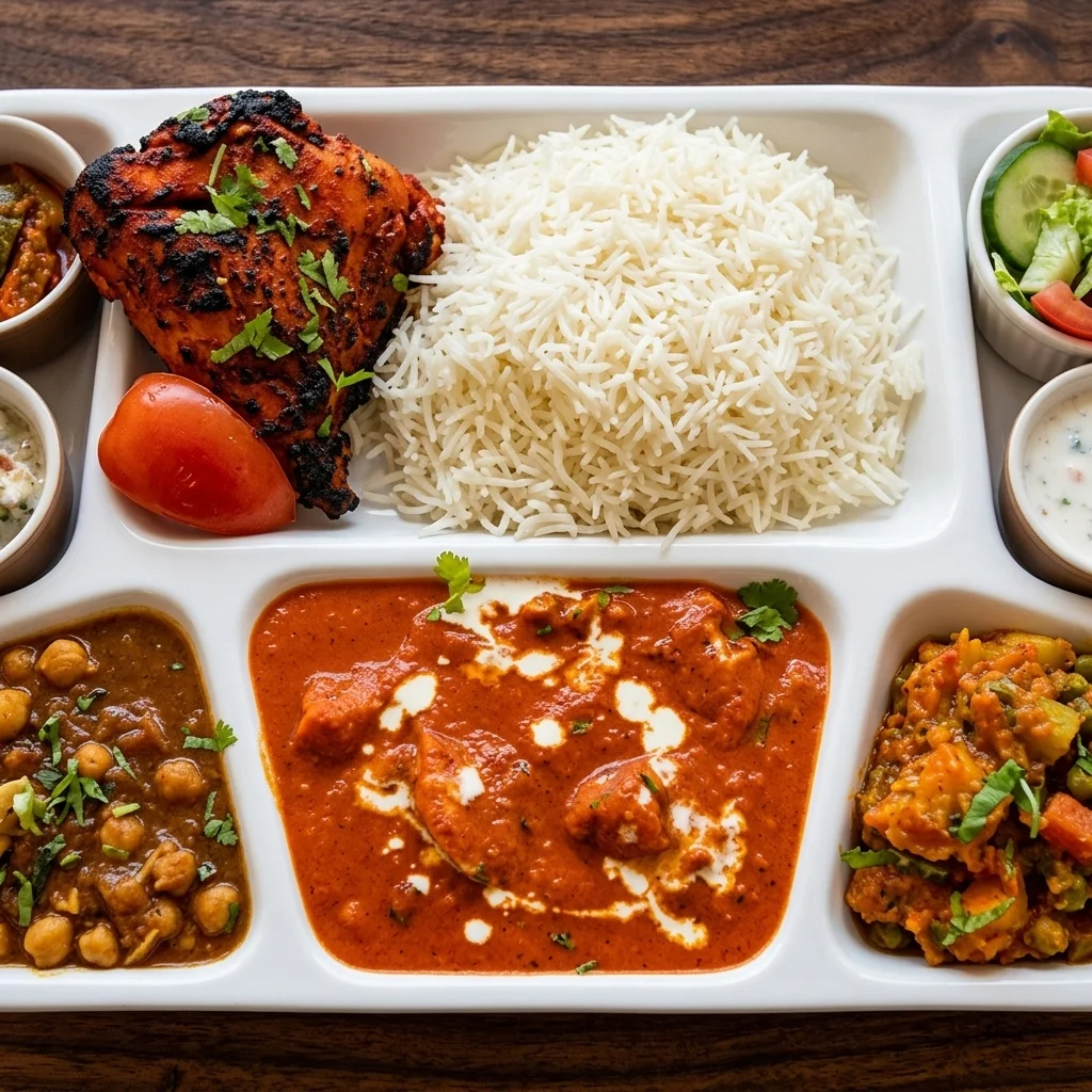 Thali Platter at Dawat India Restaurant Regina